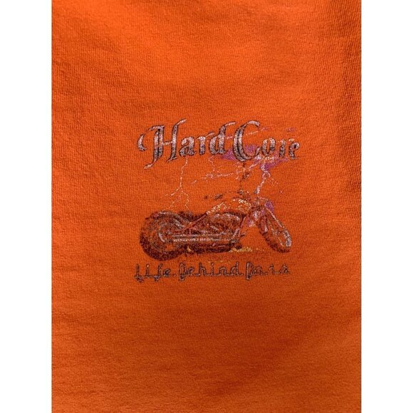 HardCore Life Behind Bars Motorcycle T-Shirt Size Large - Picture 4 of 5